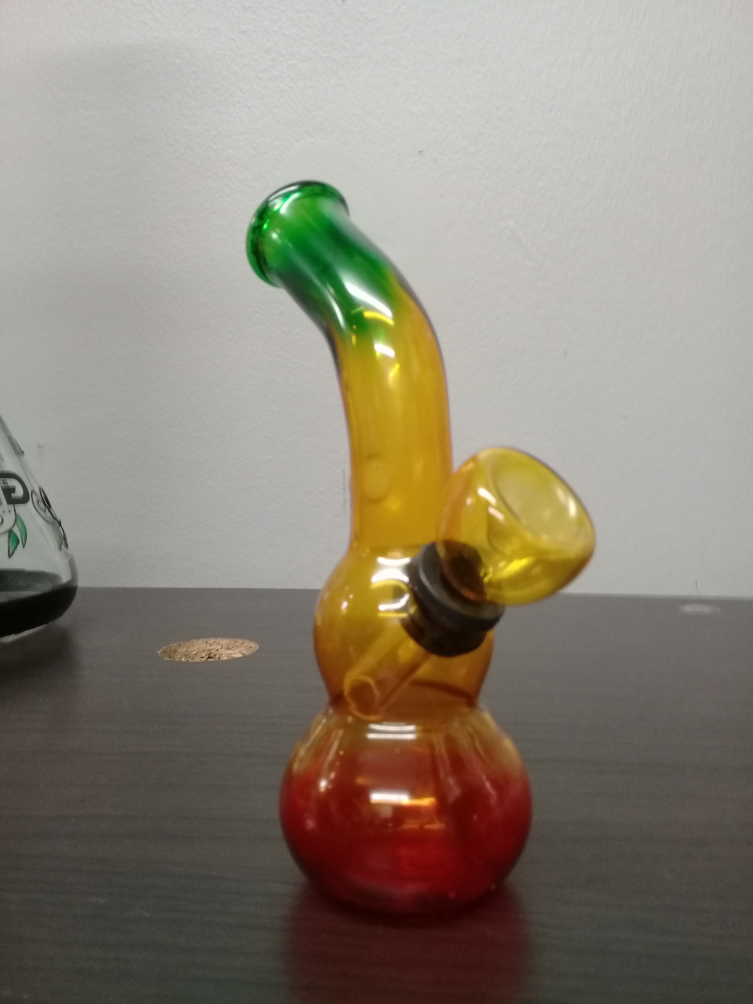 5" Bubbler- Rasta